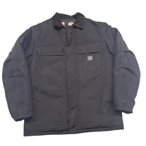 Carhartt Other - Vtg Carhartt C55 Yukon Extremes Arctic-Quilt Lined Chore Coat Corduroy Collar